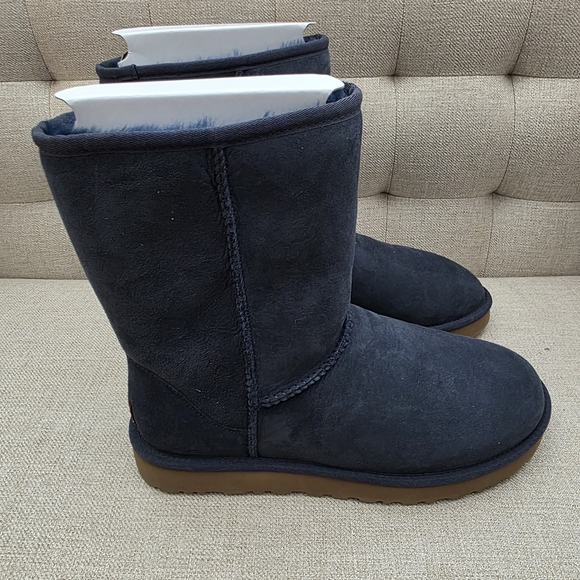 UGG Navy Classic Short II Boots - Picture 5 of 8